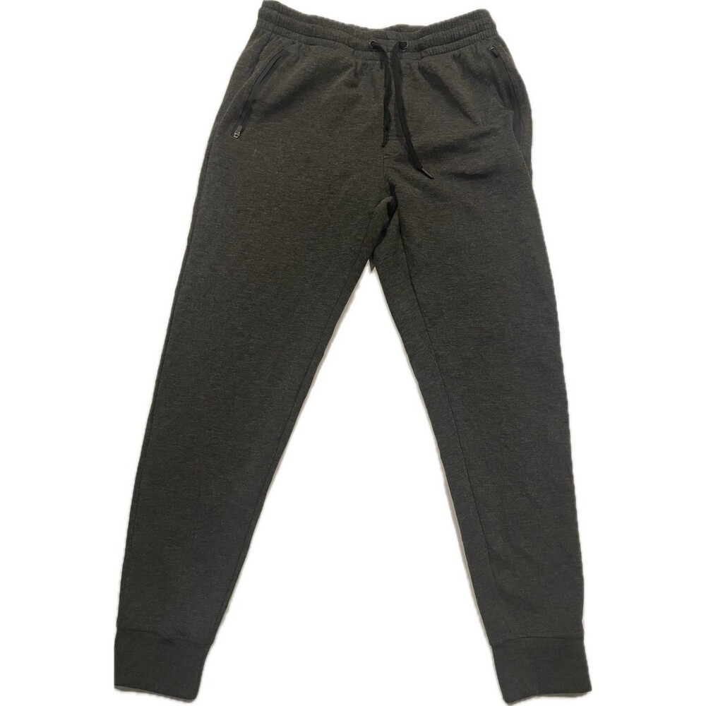 LEG3ND Men’s Jogger Sweatpants Medium Charcoal Gray Athletic Lounge Pants